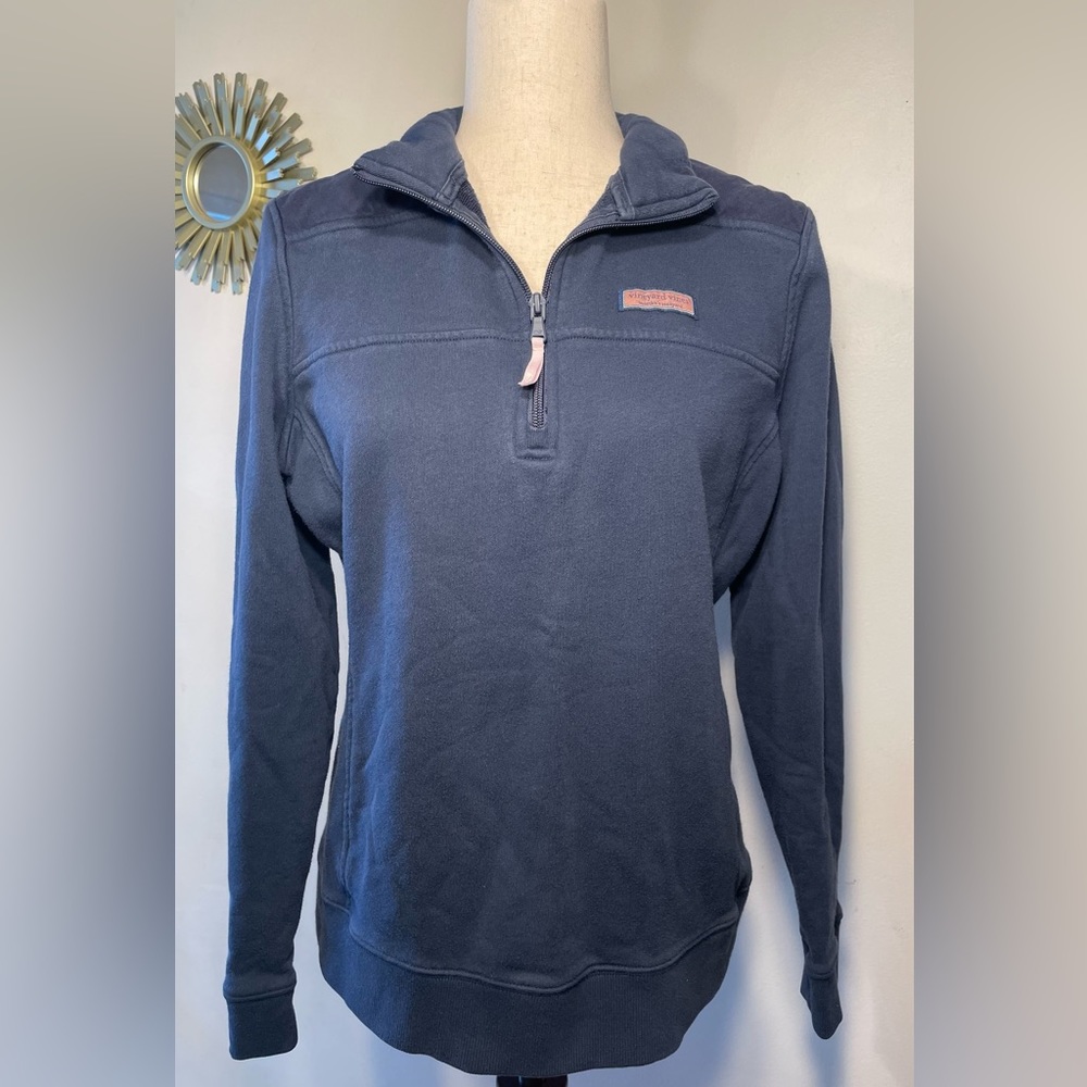 vineyard vines Women's Shep Shirt - Color-Vineyard Navy - Size - Medium